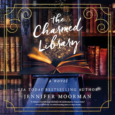 The Charmed Library – omslag til lydbogen af Jennifer Moorman