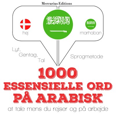 1000 essentielle ord på arabisk – omslag til lydbogen af JM Gardner