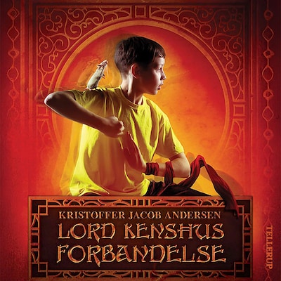 Lord Kenshus forbandelse – omslag til lydbogen af Kristoffer J. Andersen