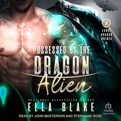 Possessed by the Dragon Alien – omslag til lydbogen af Ella Blake