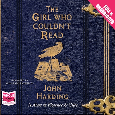 The Girl Who Couldn't Read – omslag til lydbogen af John Harding