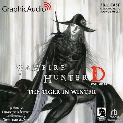 The Tiger In Winter [Dramatized Adaptation] – omslag til lydbogen af Hideyuki Kikuchi, Yoshitaka Amano