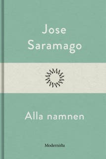 Alla namnen – omslag till ljudboken av José Saramago