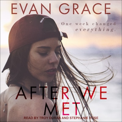 After We Met – omslag til lydbogen af Evan Grace