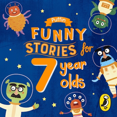 Puffin Funny Stories for 7 Year Olds – omslag til lydbogen af Puffin