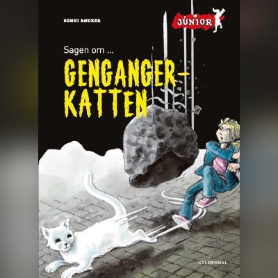 Genganger-katten – omslag til lydbogen af Benni Bødker
