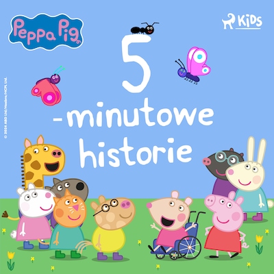 Świnka Peppa – 5–minutowe historie – okładka audiobooka, autor Mark Baker, Neville Astley