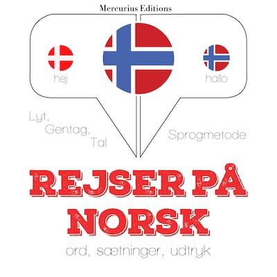 Rejser på norsk – omslag til lydbogen af JM Gardner