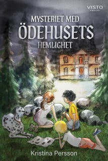 Mysteriet med ödehusets hemlighet – omslag till ljudboken av Kristina Persson