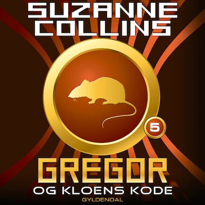 Gregor 5 - Gregor og kloens kode – omslag til lydbogen af Suzanne Collins