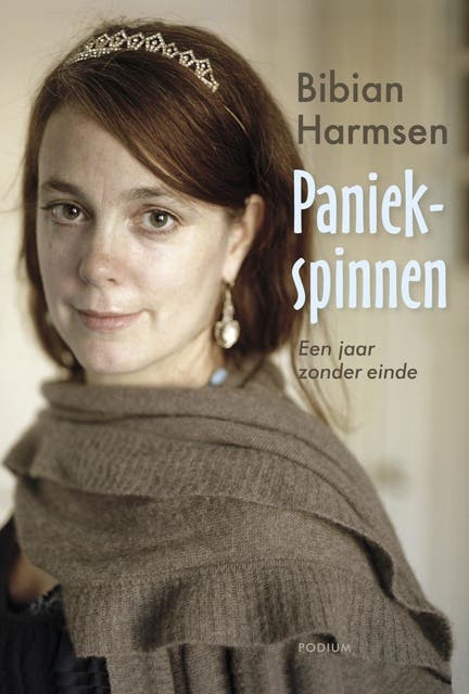 Paniekspinnen: een jaar zonder einde – omslag van het luisterboek van Bibian Harmsen
