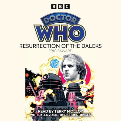 Doctor Who: Resurrection of the Daleks – omslag til lydbogen af Eric Saward