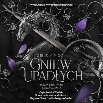 Gniew upadłych – okładka audiobooka, autor Amber V. Nicole