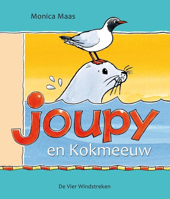 Joupy en Kokmeeuw – omslag van het luisterboek van Monica Maas