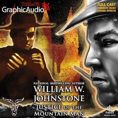 Justice of Mountain Man [Dramatized Adaptation] – omslag til lydbogen af William W. Johnstone