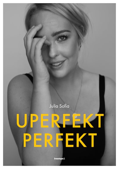 UPERFEKT PERFEKT – omslag til lydbogen af Julia Sofia Aastrup