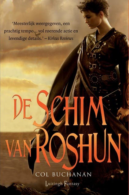 De schim van Roshun – omslag van het luisterboek van Col Buchanan