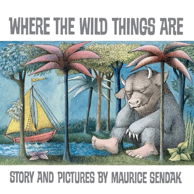 Where the Wild Things Are – omslag van het luisterboek van Maurice Sendak