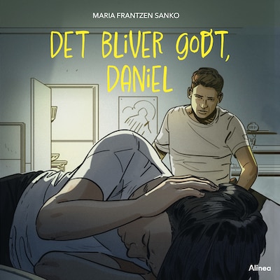 Det bliver godt, Daniel, Blå læseklub – omslag til lydbogen af Maria Frantzen Sanko