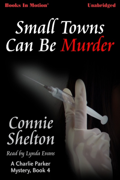 Small Towns Can Be Murder – omslag til lydbogen af Connie Shelton
