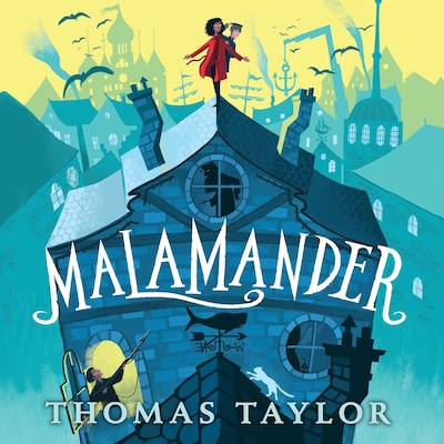 Malamander – omslag til lydbogen af Thomas Taylor