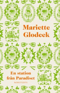 En station från Paradiset – omslag till ljudboken av Mariette Glodeck