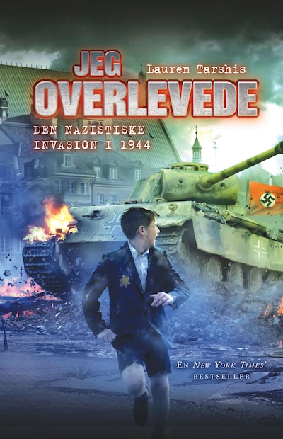 Jeg overlevede den nazistiske invasion i 1944 – omslag til lydbogen af Lauren Tarshis