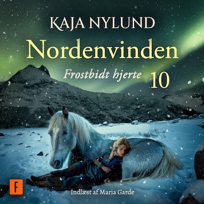 Frostbidt hjerte – omslag til lydbogen af Kaja Nylund