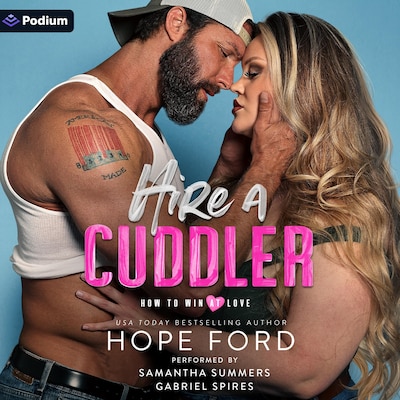 Hire a Cuddler – omslag til lydbogen af Hope Ford