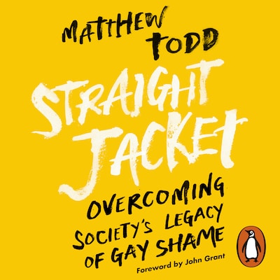 Straight Jacket – omslag til lydbogen af Matthew Todd