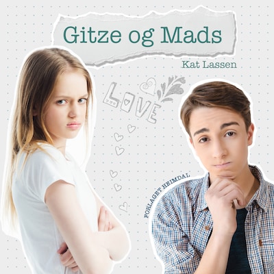 Gitze og Mads – omslag til lydbogen af Kat Lassen