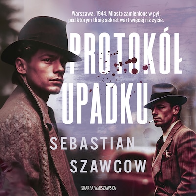 Protokół upadku – okładka audiobooka, autor Sebastian Szawcow