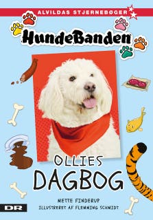 HundeBanden 5: Ollies dagbog (Ramasjang) – omslag til lydbogen af Mette Finderup