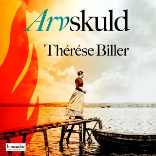 Arvskuld – omslag till ljudboken av Thérése Biller
