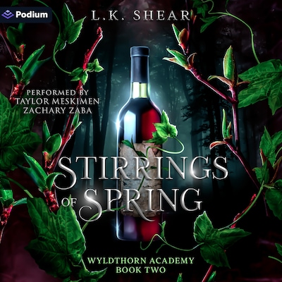 Stirrings of Spring – omslag til lydbogen af L.K. Shear