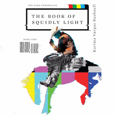 The Book of Squiddly Light – omslag til lydbogen af Karima Vargas Bushnell