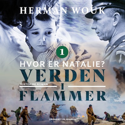 Verden i flammer 1 - Hvor er Natalie? – omslag til lydbogen af Herman Wouk