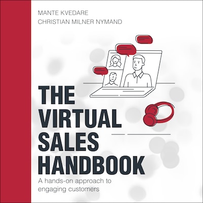 The Virtual Sales Handbook – omslag til lydbogen af Christian Milner Nymand, Mante Kvedare