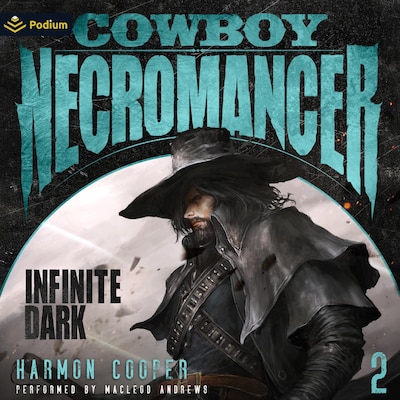 Infinite Dark – omslag til lydbogen af Harmon Cooper