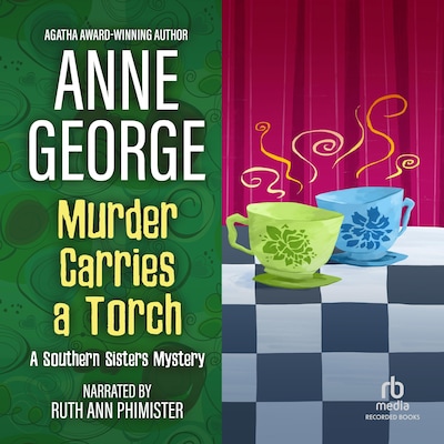 Murder Carries a Torch – omslag til lydbogen af Anne George