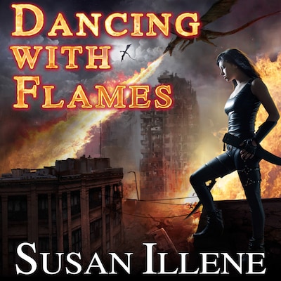 Dancing with Flames – omslag til lydbogen af Susan Illene
