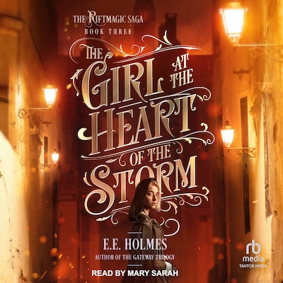 The Girl at the Heart of the Storm – omslag til lydbogen af EE Holmes