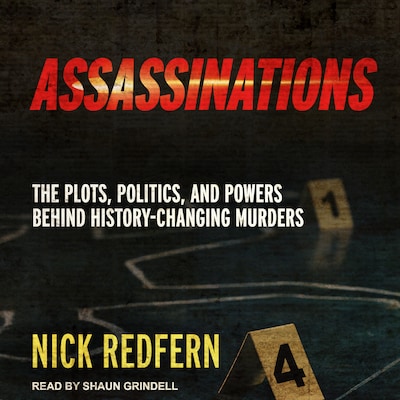 Assassinations – omslag til lydbogen af Nick Redfern
