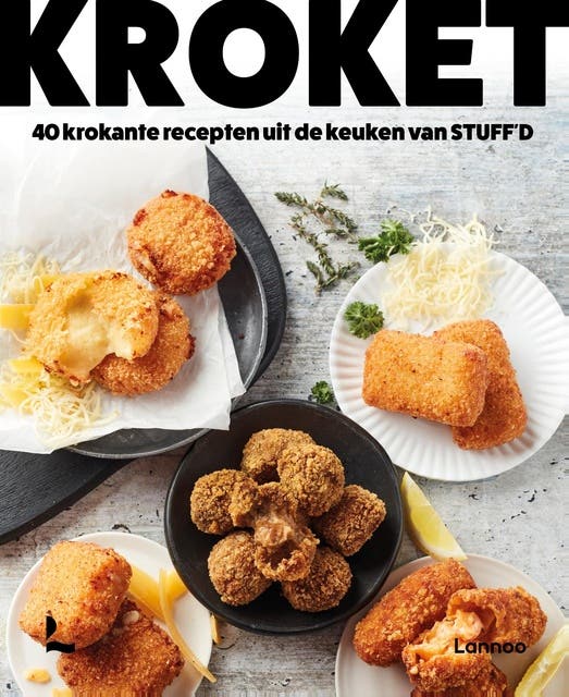 Kroket: 40 krokante recepten uit de keuken van Stuff'd – omslag van het luisterboek van Stuff'd