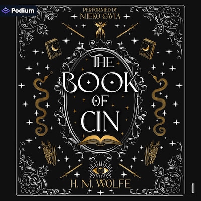 The Book of Cin – omslag til lydbogen af H. M. Wolfe