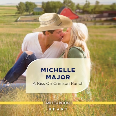 A Kiss On Crimson Ranch – omslag til lydbogen af Michelle Major