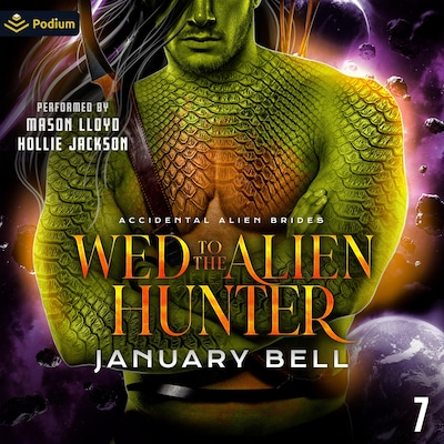 Wed to the Alien Hunter – omslag til lydbogen af January Bell