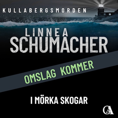 I mörka skogar – omslag till ljudboken av Linnea Schumacher