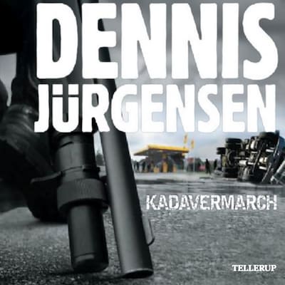 Kadavermarch – omslag til lydbogen af Dennis Jürgensen