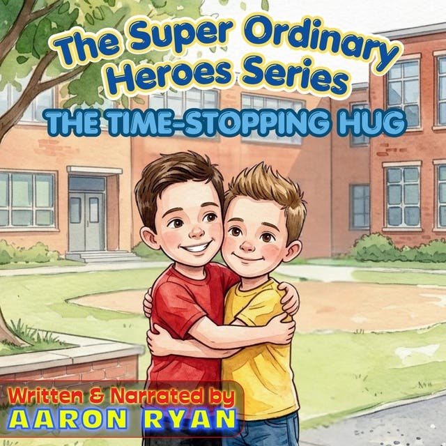 The Super Ordinary Heroes Series: The Time-Stopping Hug – omslag til lydbogen af Aaron Ryan